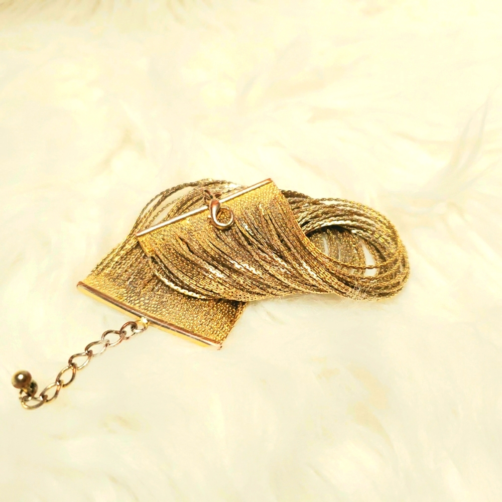 Multi-Layer Chain Cuff Bracelet - image 3